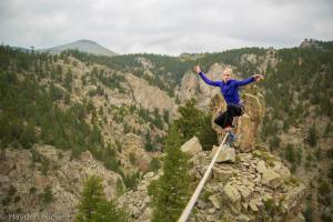 Heather highlining in Colorado 